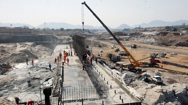Ethiopia started to divert the flow of the Blue Nile river to construct a giant dam