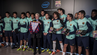 intel-sponsor-barcellona- FC Barcelona now have Intel inside their shirts