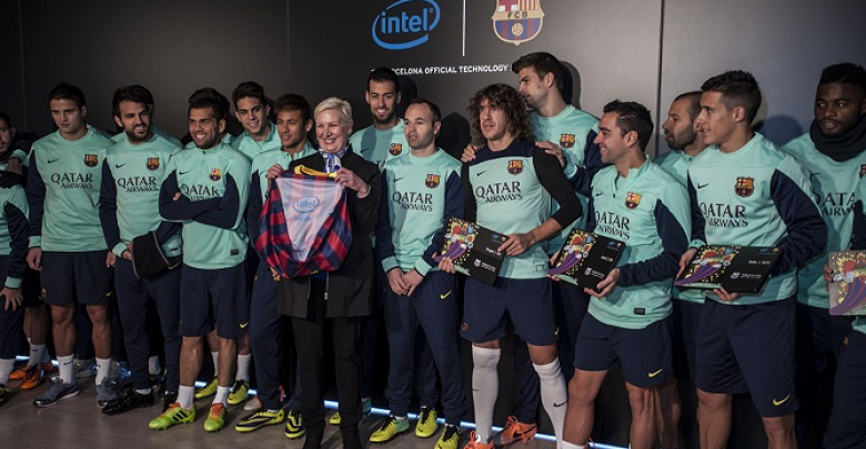 intel-sponsor-barcellona- FC Barcelona now have Intel inside their shirts