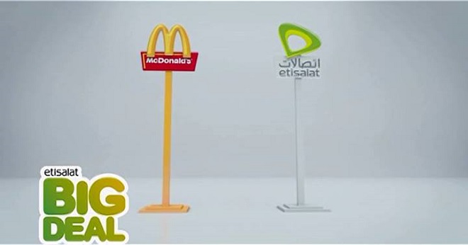 Etisalat and McDonald's become friends