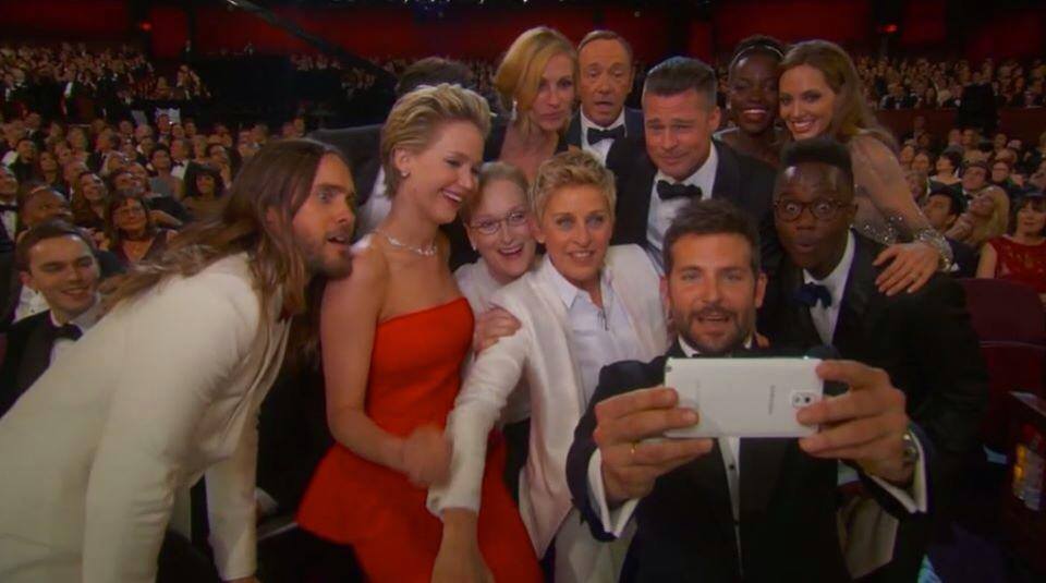 Ellen DeGeneres' Oscars selfie just broke the record for most retweeted tweet.