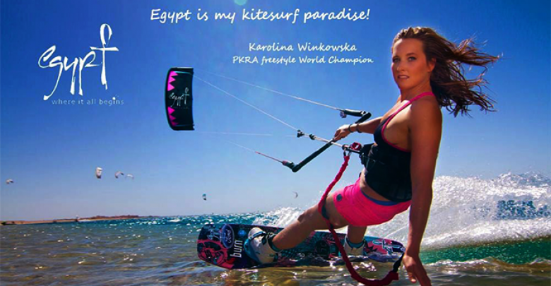 Karolina Winkowska #Egypt My #kitesurfing paradise