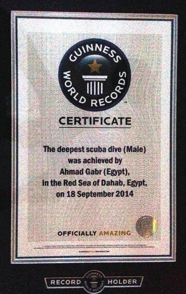 Ahmed Gaber Official Guinness World Record
