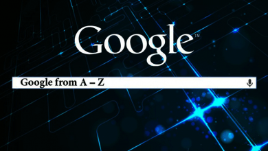 Google Alphabet from A-Z