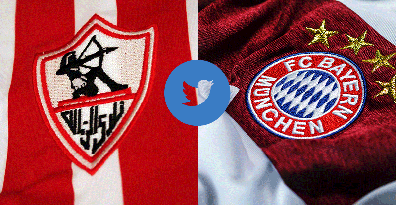 Zamalek SC and FC Bayern Munich Interfere in White Vs. Red Twitter Engagement