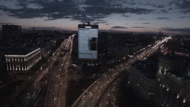 Europe's Largest Galaxy S7 edge signage in Russia - Think- Marketing