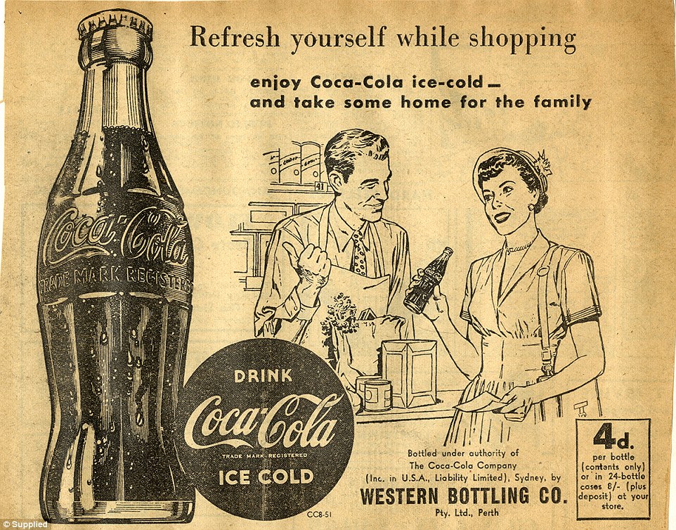 Coca-Cola targeted women in the 1950s with slogans like 'refresh yourself while shopping' and 'take some home for the family