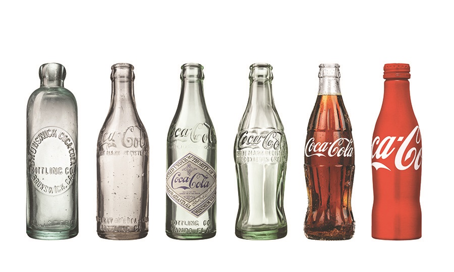 Coca Cola Bottle Evolution