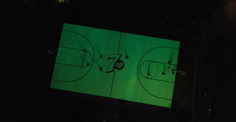 7UP lights up basketball court in Lebanon